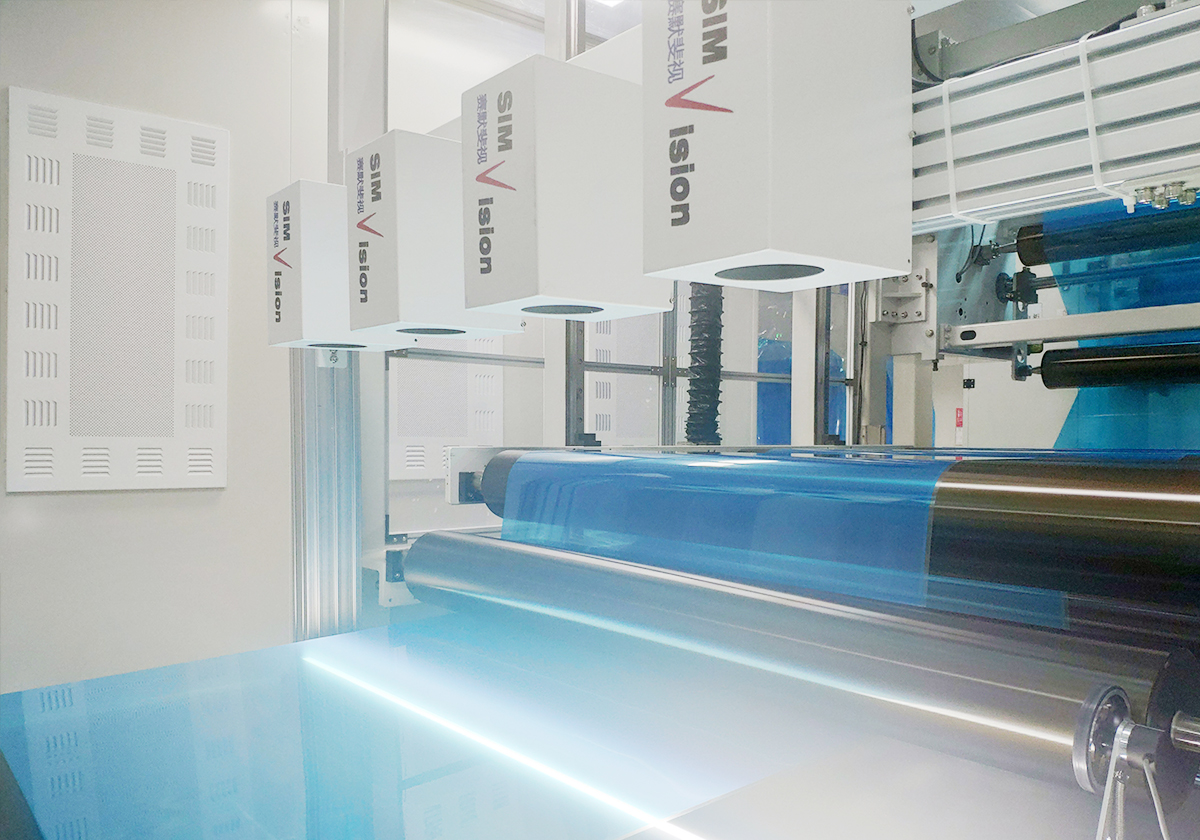 薄膜視覺檢測(cè)，主要檢測(cè)孔洞，糊料等瑕疵